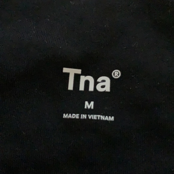 Black TNA biker shorts - Picture 2 of 3